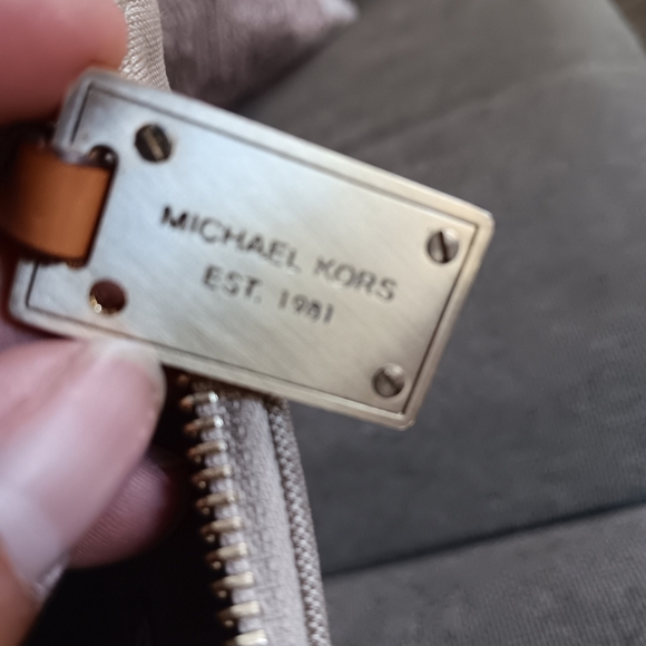 Michael Kors Canvas Varsity Stripe Tote - Picture 8 of 11